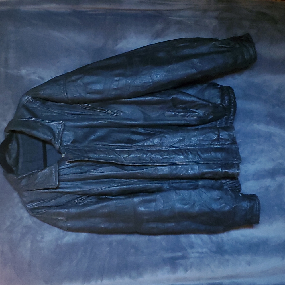 Mens leather jacket